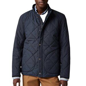 J. Crew Man’s Sussex Quilted Jacket Sz L Navy Classic Academia Preppy Heritage